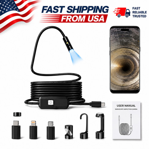 Endoscopic camera with - , light