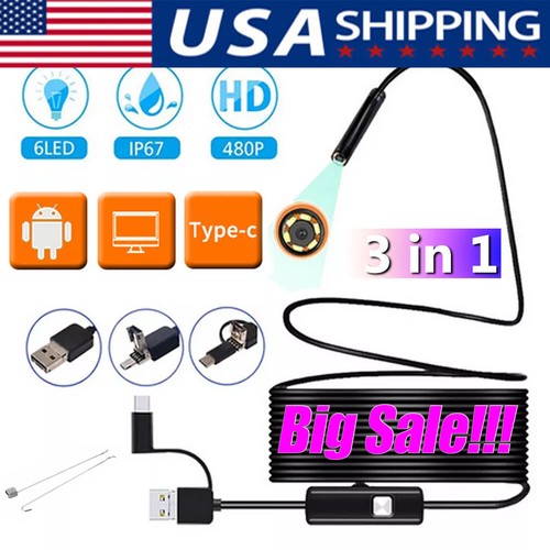 6led usb snake - 6led, endoscope