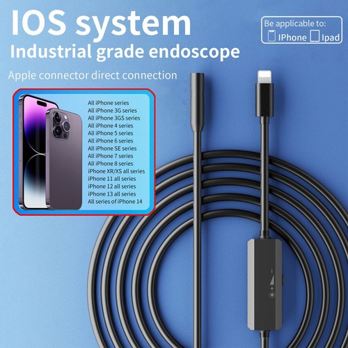 8led endoscope - 2m/3/5m,